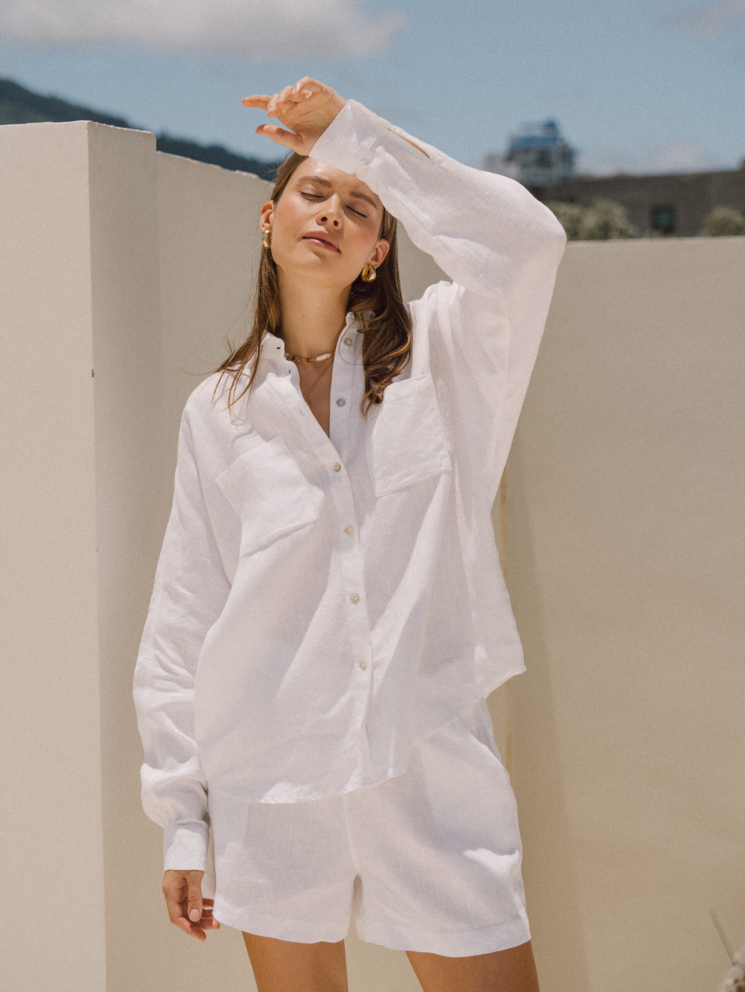 Havana Linen Shirt by AG Studio on curated-crowd.com