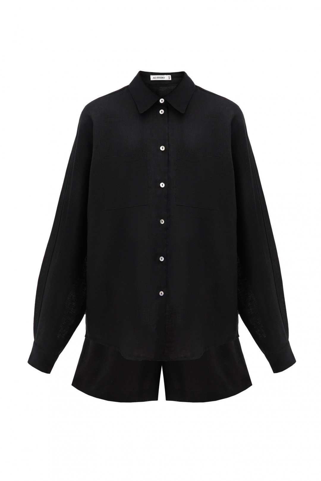 Havana Black Linen Set by AG Studio on curated-crowd.com