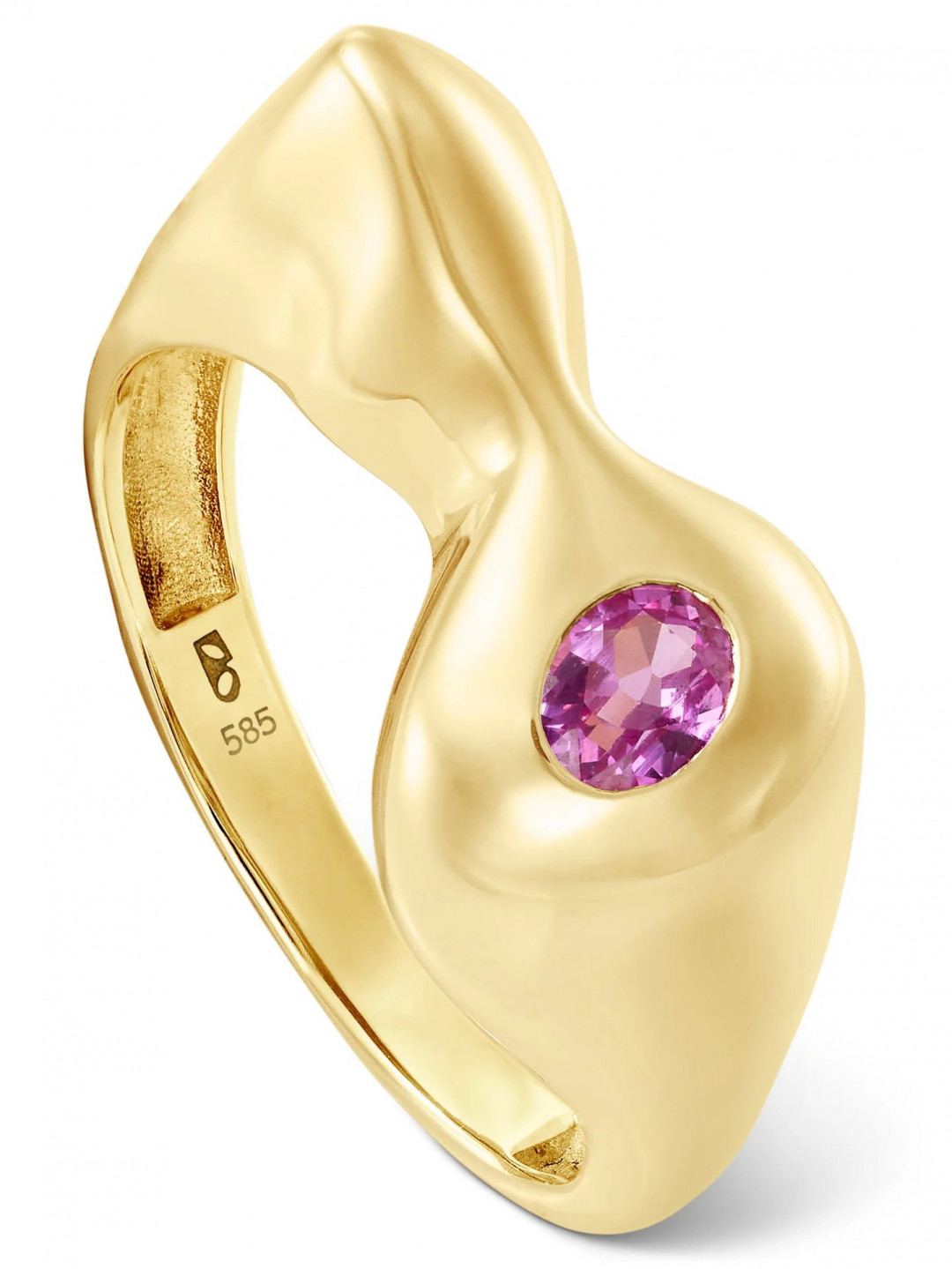 Atelier Petits Ring Pink Sapphire by BOULO on curated-crowd.com