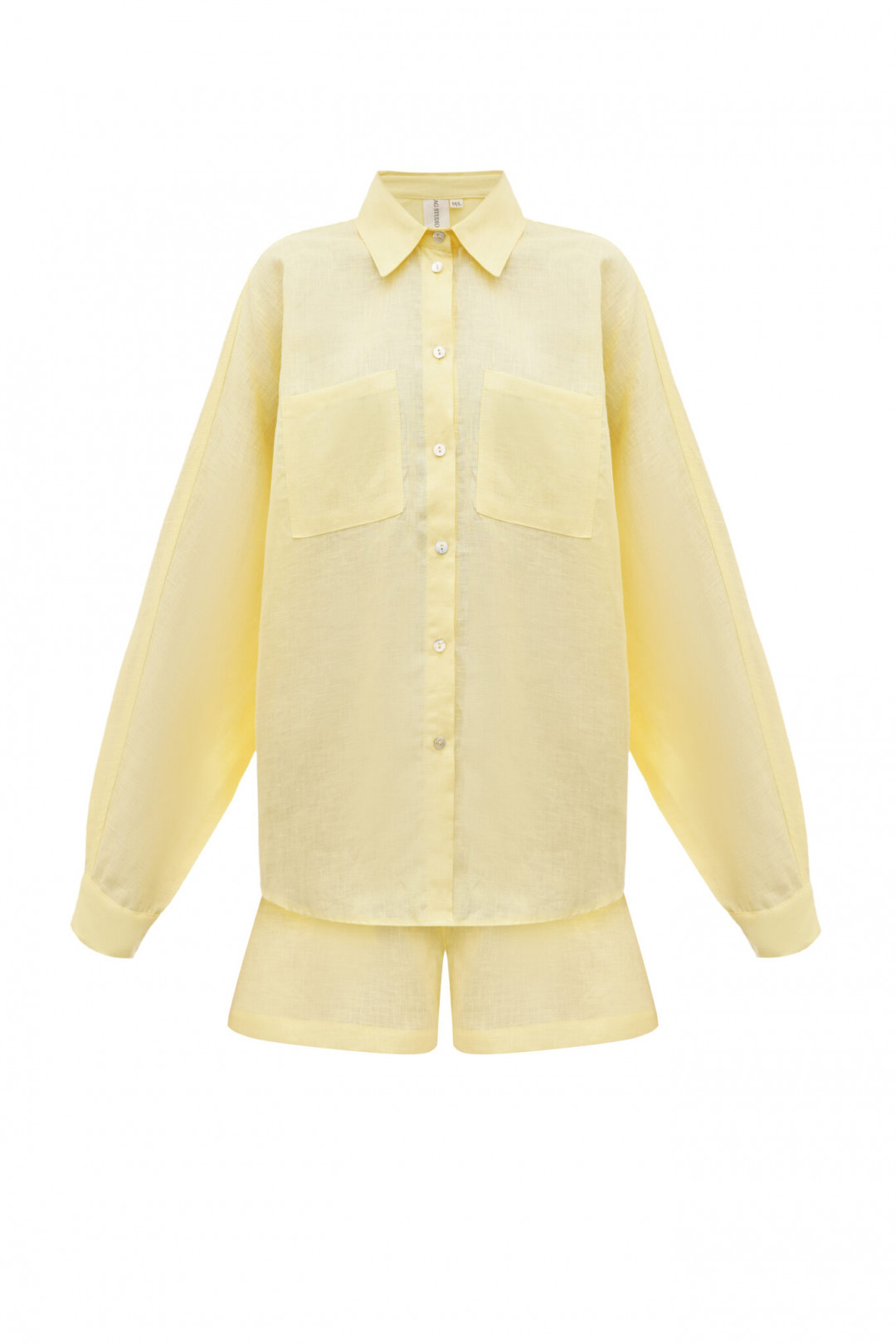 Havana Lemon Linen Set by AG Studio on curated-crowd.com