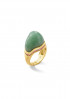 Shapeless Stone Ring Aventurine by BOULO on curated-crowd.com