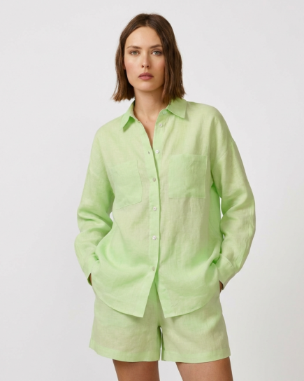 Havana Mint Linen Set by AG Studio on curated-crowd.com