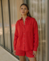 Havana Red Linen Set by AG Studio on curated-crowd.com