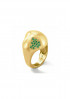 Shapeless Ring Flock Emerald by BOULO on curated-crowd.com