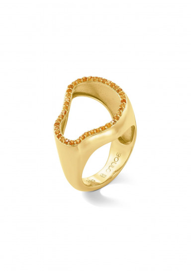Orbit Ring with Citrine by BOULO on curated-crowd.com