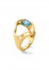 Orbit Ring Solitaire Topaz by BOULO on curated-crowd.com