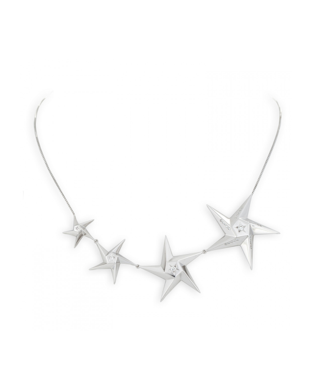 Starlight Diamond Necklace by Daou Jewellery on curated-crowd.com