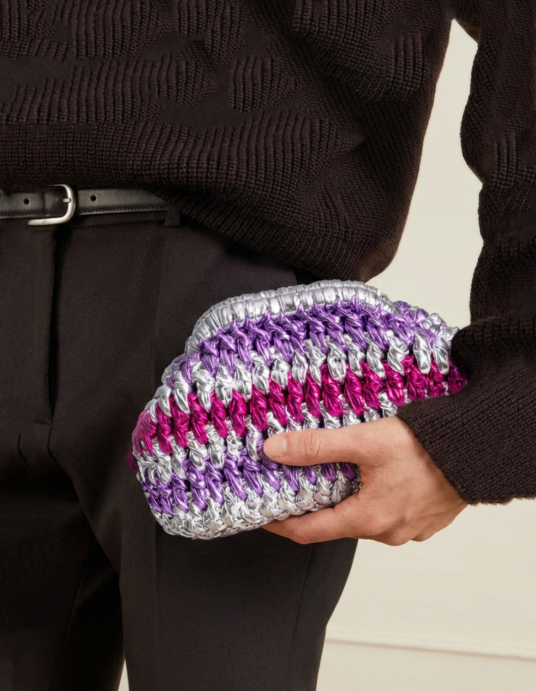 Ice Ice Baby Silver/Pink/Purple by DEINO'S on curated-crowd.com