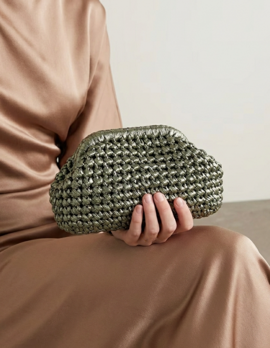 Mini Glow in Khaki by DEINO'S on curated-crowd.com