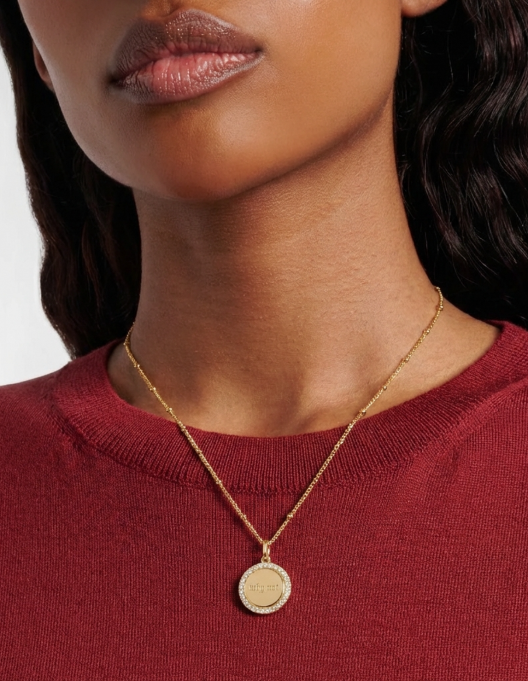 Why Not Pendant Necklace by TRES J on curated-crowd.com