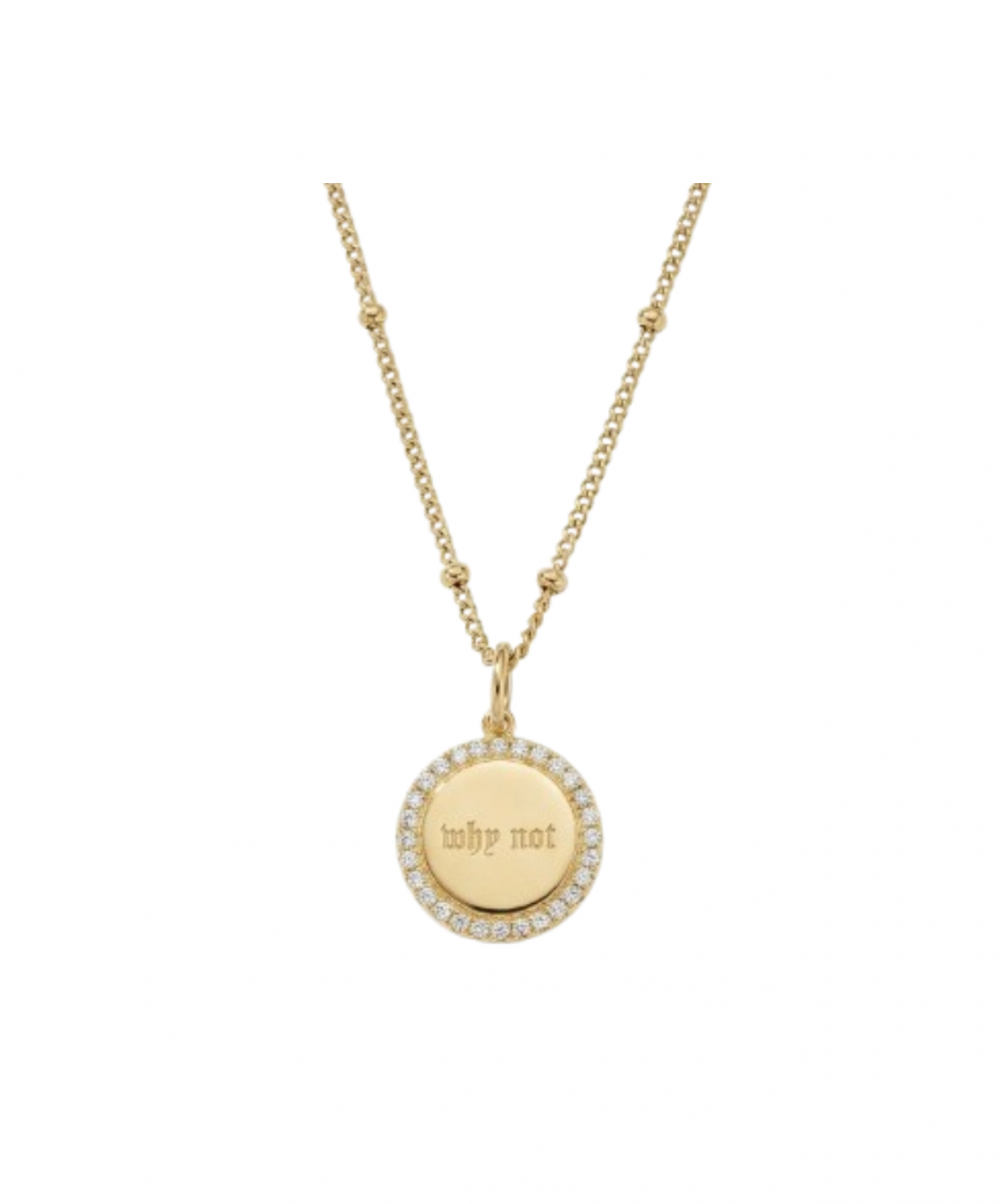 Why Not Pendant Necklace by TRES J on curated-crowd.com