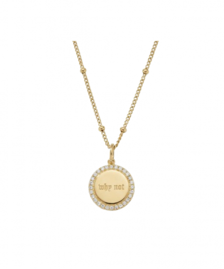 Why Not Pendant Necklace by TRES J on curated-crowd.com