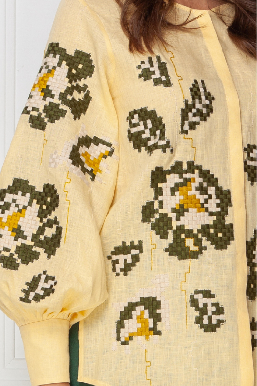 Camelia Beige Blouse by FOBERINI on curated-crowd.com