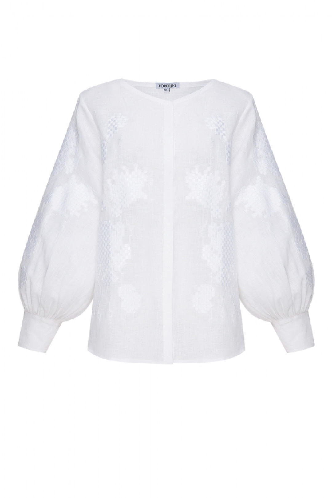 Camelia White Blouse by FOBERINI on curated-crowd.com