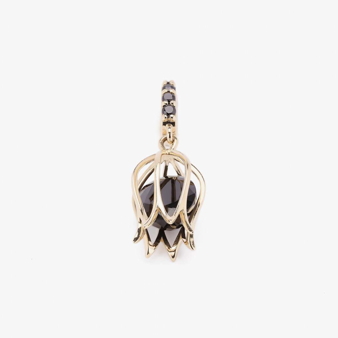 Tulip Onyx Charm Pendant by Tripat Jewellery on curated-crowd.com