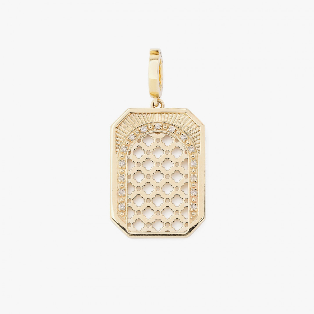 Jaali Charm Pendant by Tripat Jewellery on curated-crowd.com
