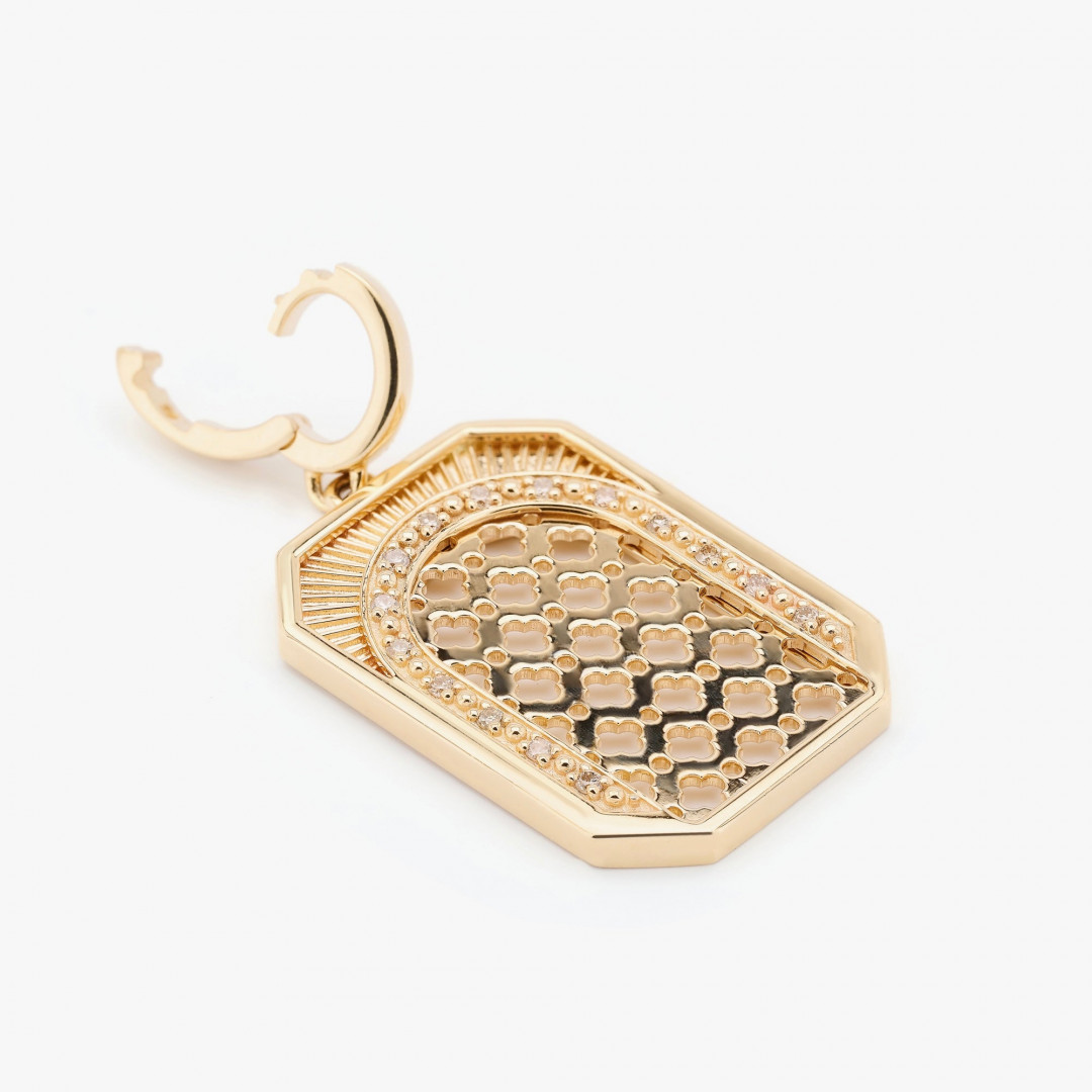 Jaali Charm Pendant by Tripat Jewellery on curated-crowd.com