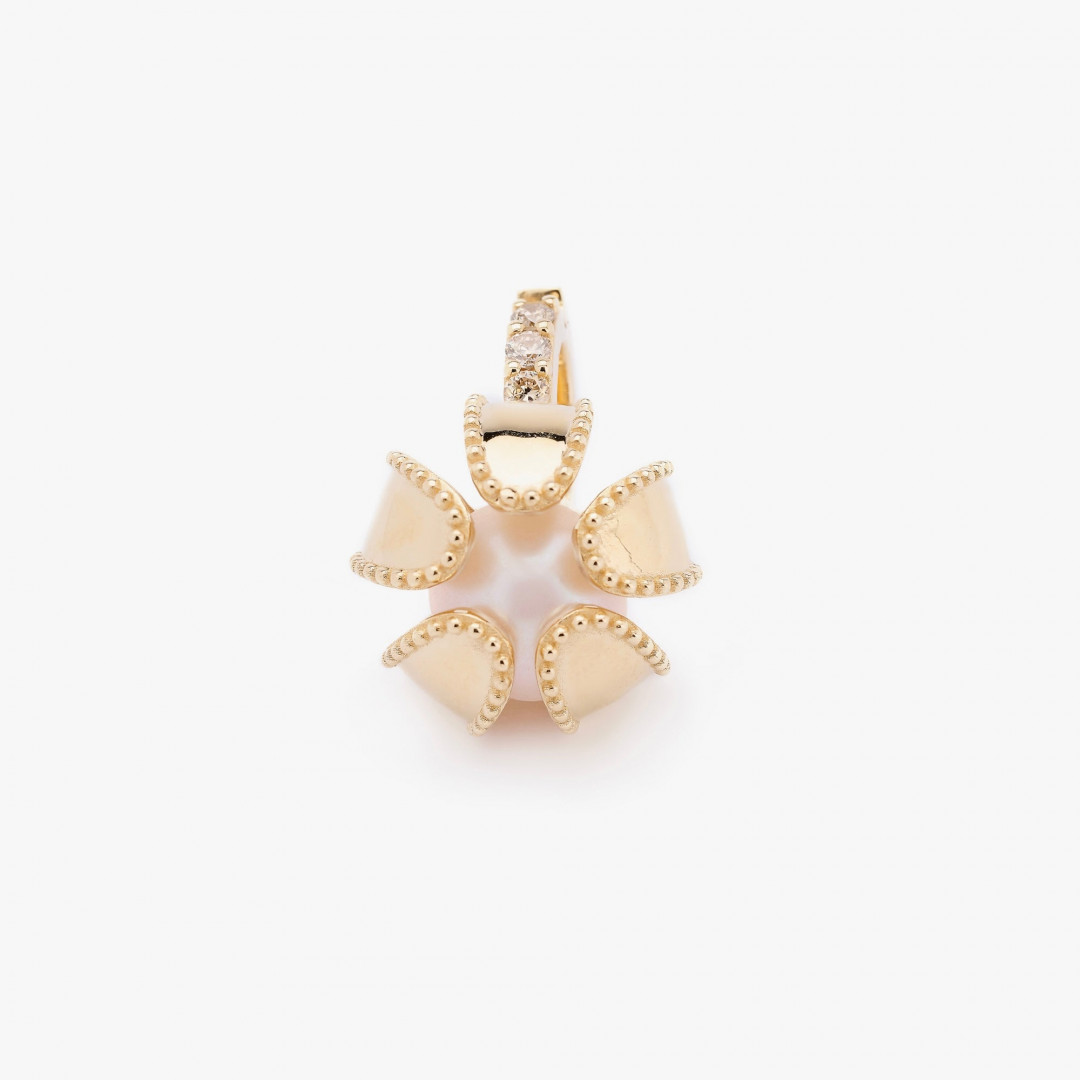 Ghungroo Pearl Charm Pendant by Tripat Jewellery on curated-crowd.com
