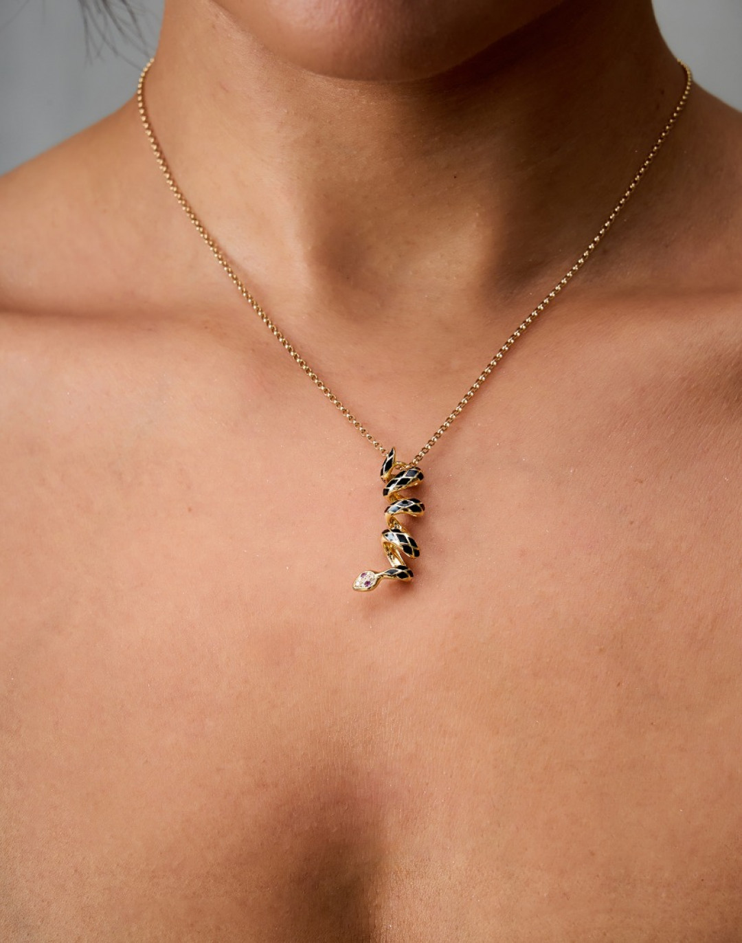 Snake Charm Pendant by Tripat Jewellery on curated-crowd.com