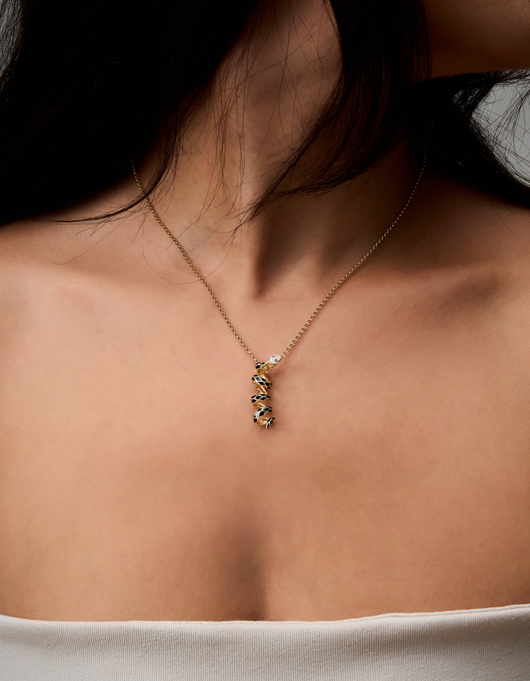 Snake Charm Pendant by Tripat Jewellery on curated-crowd.com