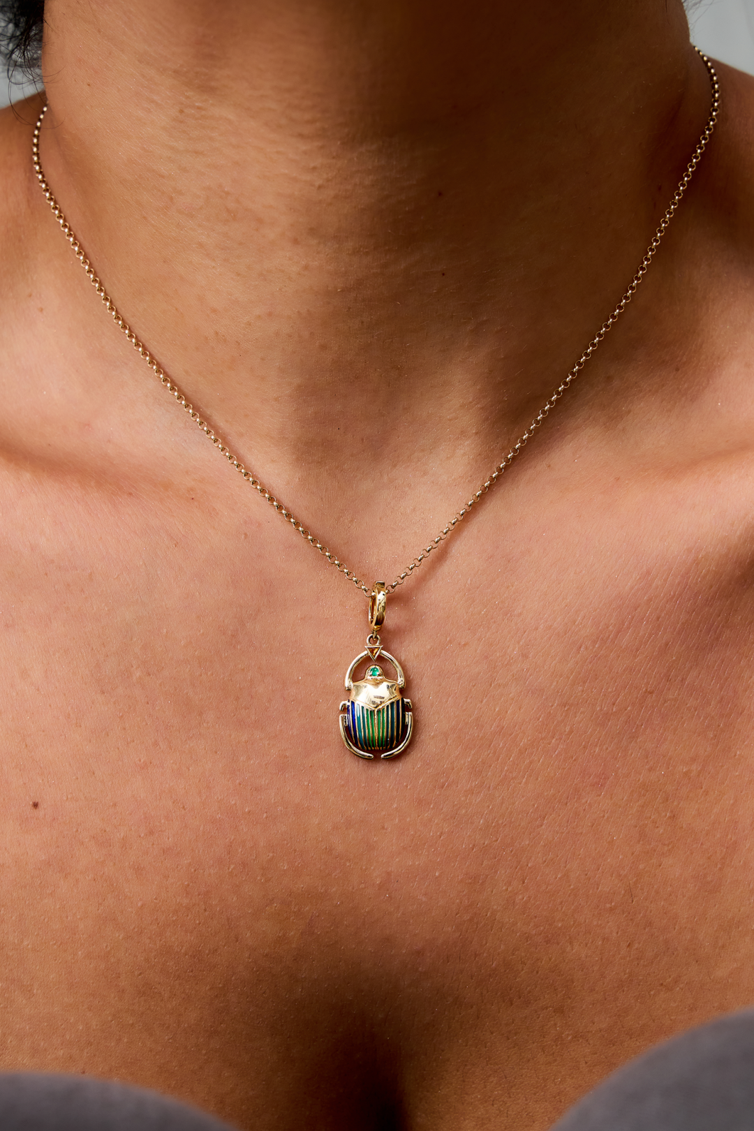 Beetle Charm Pendant by Tripat Jewellery on curated-crowd.com