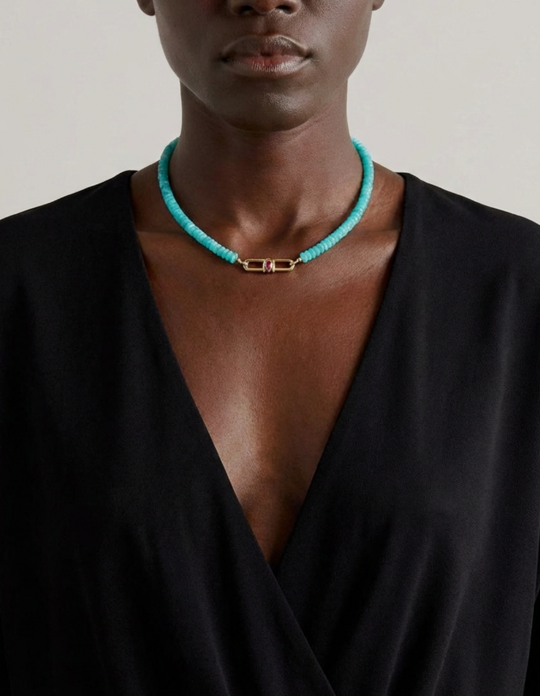 Poize Amazonite Necklace by Kimjoux on curated-crowd.com