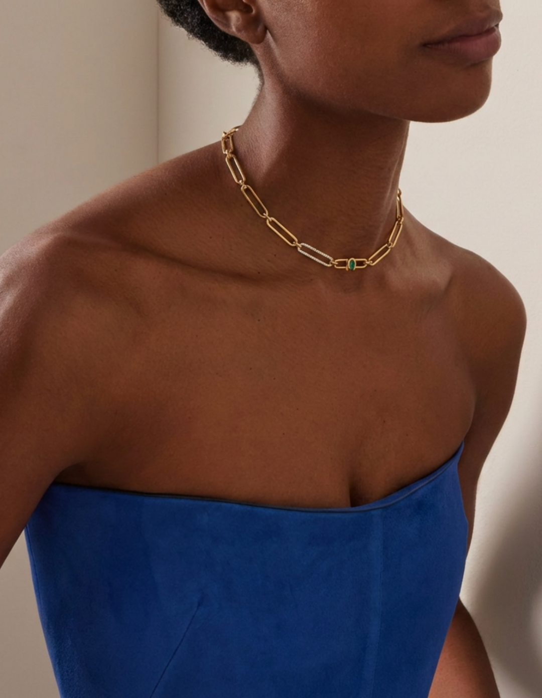Poize Chunky Chain Necklace by Kimjoux on curated-crowd.com