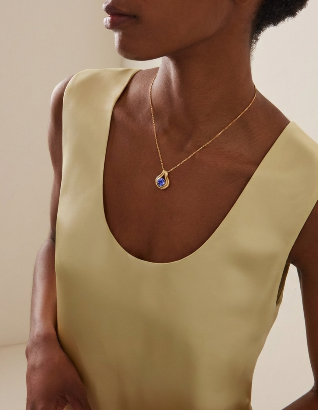 The Current Eddy Tanzanite Pendant by Kimjoux on curated-crowd.com