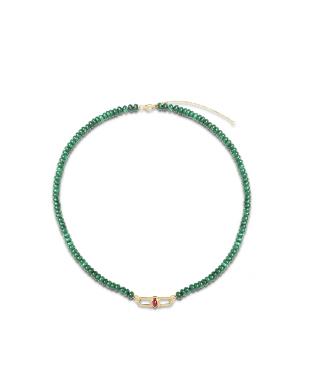 Poize Malachite Necklace by Kimjoux on curated-crowd.com