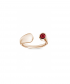 Eclipse Ring with Red Ruby in Rose Gold by Kimjoux on curated-crowd.com
