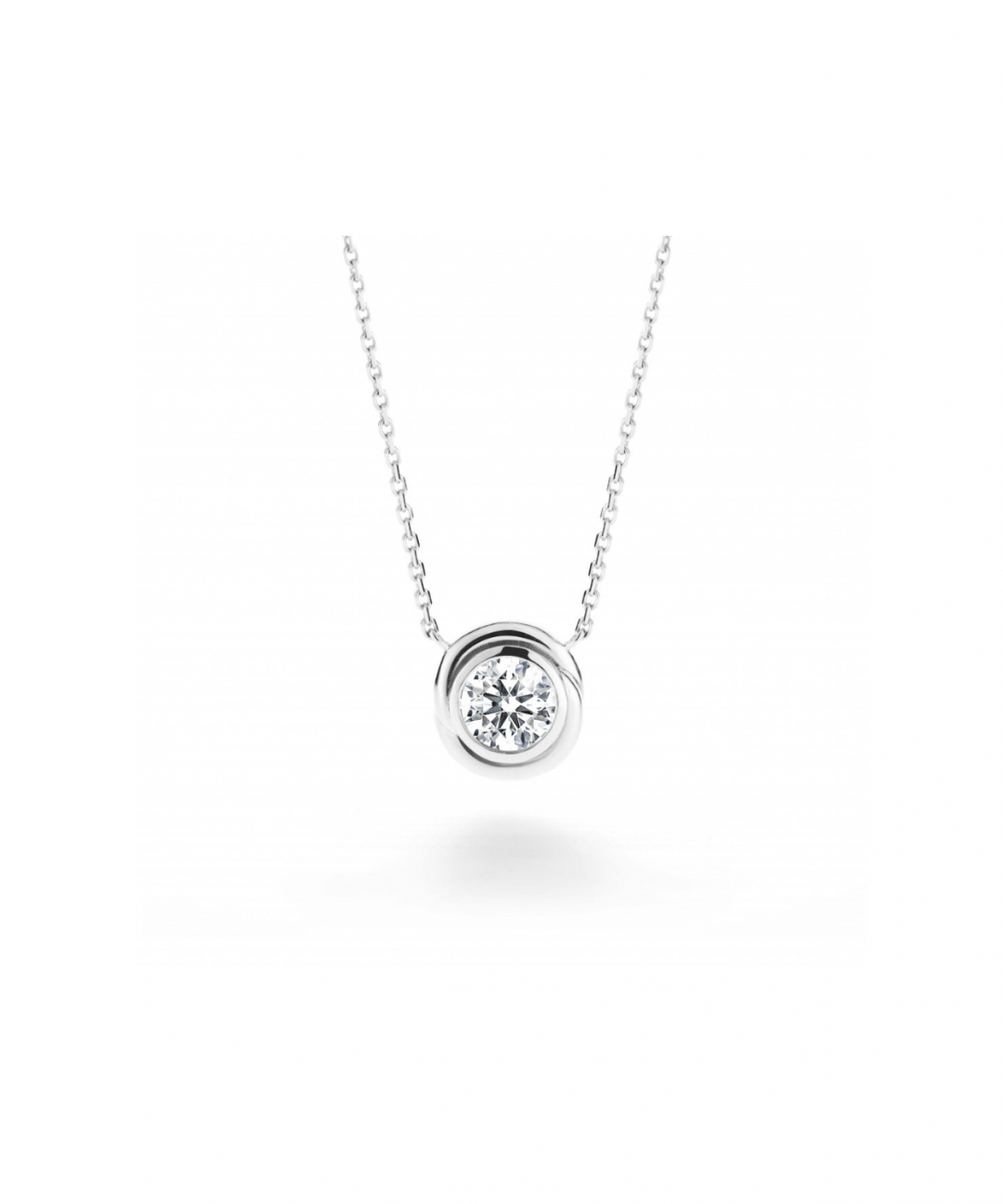 The Current Round Diamond Pendant by Kimjoux on curated-crowd.com