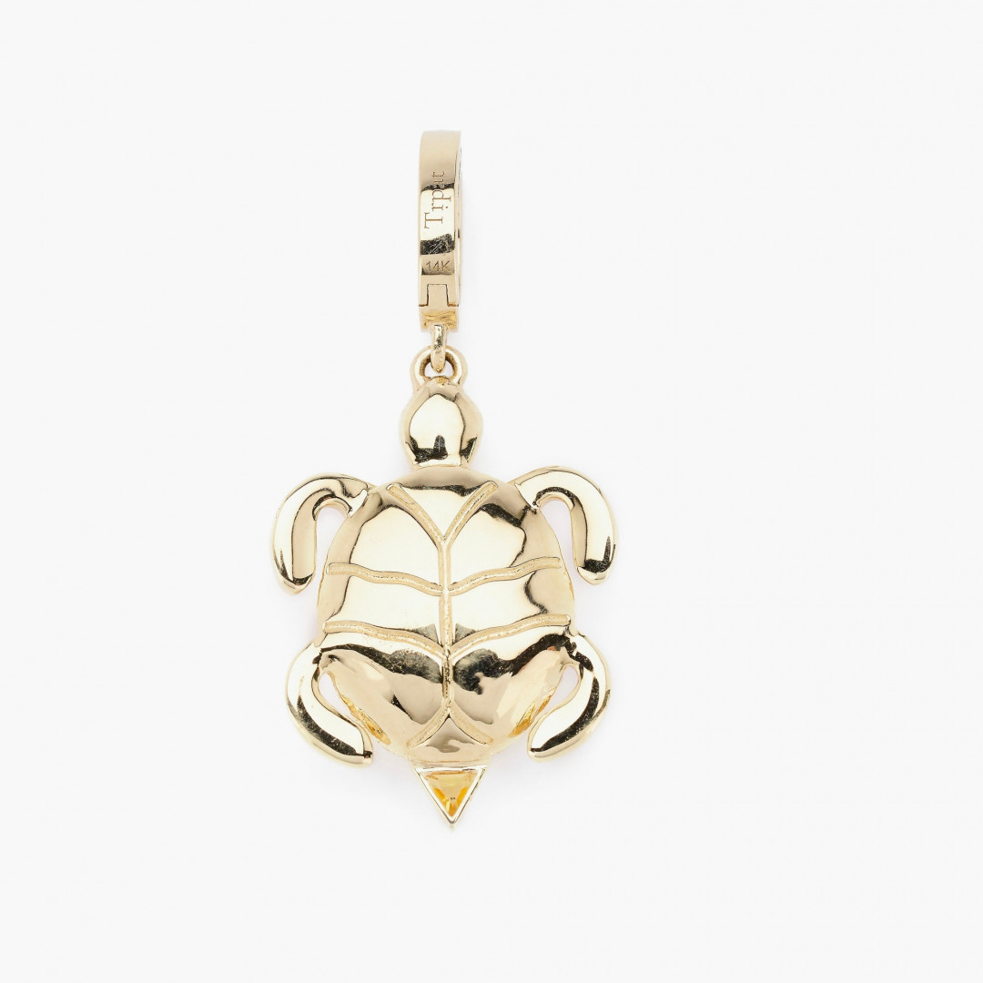 Tortoise Charm Pendant by Tripat Jewellery on curated-crowd.com