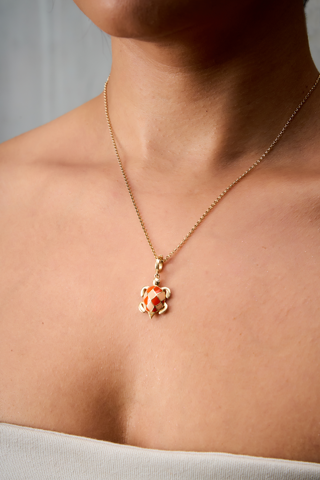 Tortoise Charm Pendant by Tripat Jewellery on curated-crowd.com