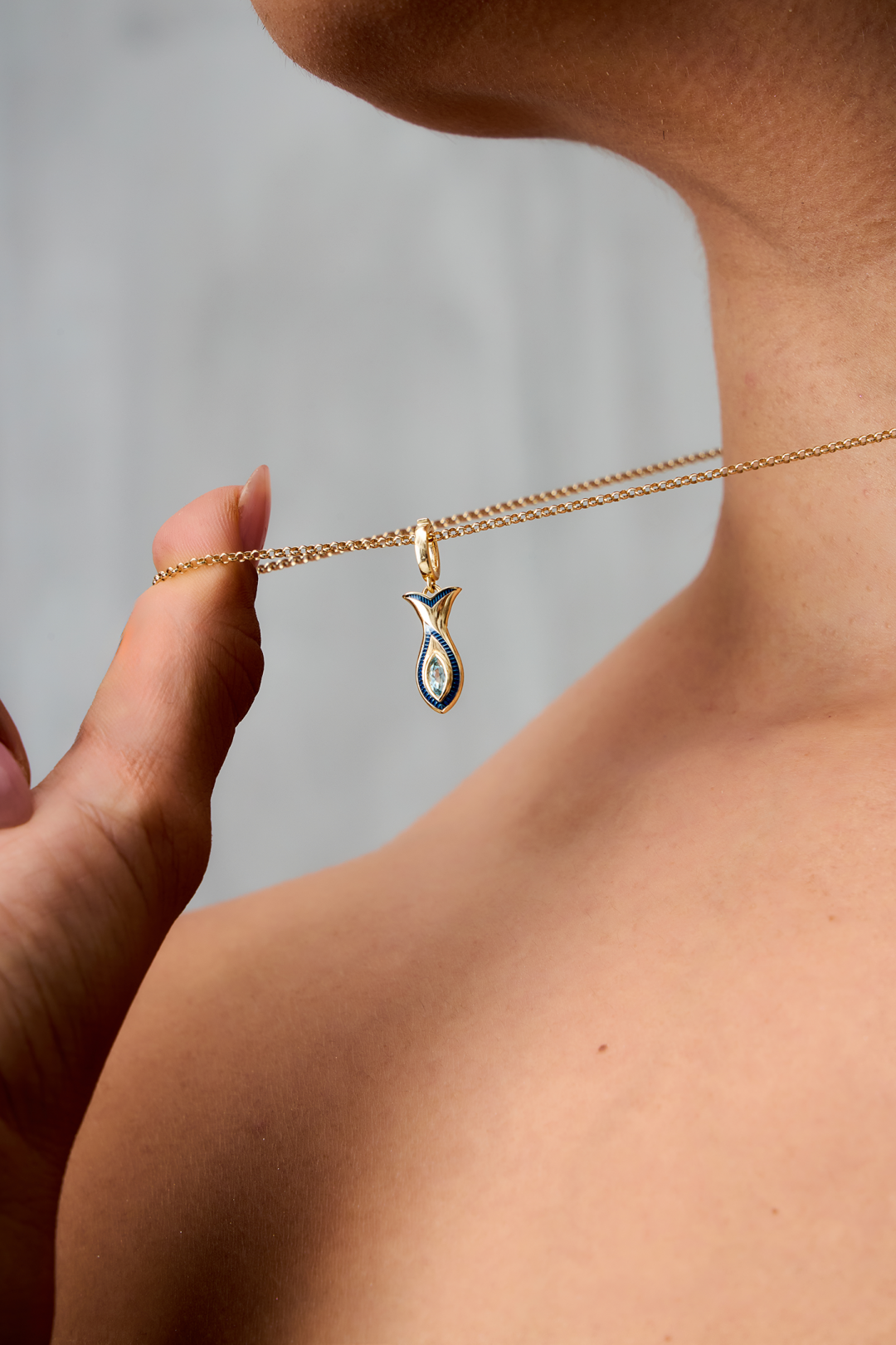 Fish Charm Pendant by Tripat Jewellery on curated-crowd.com