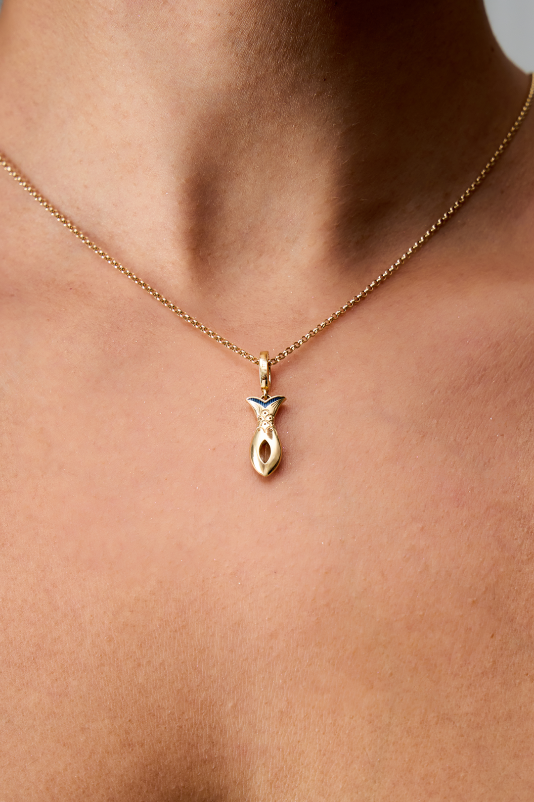 Fish Charm Pendant by Tripat Jewellery on curated-crowd.com