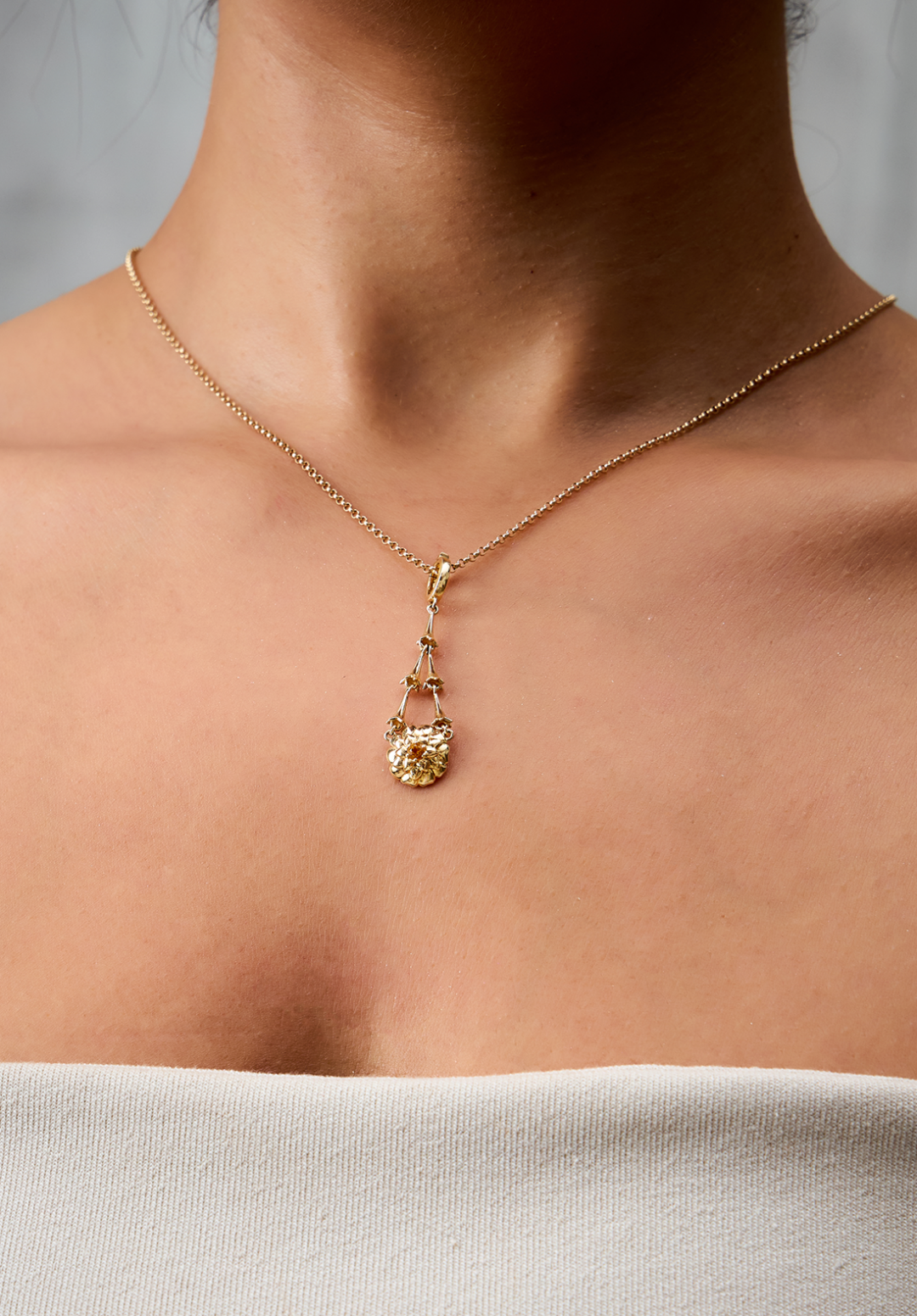 Marigold Charm Pendant by Tripat Jewellery on curated-crowd.com