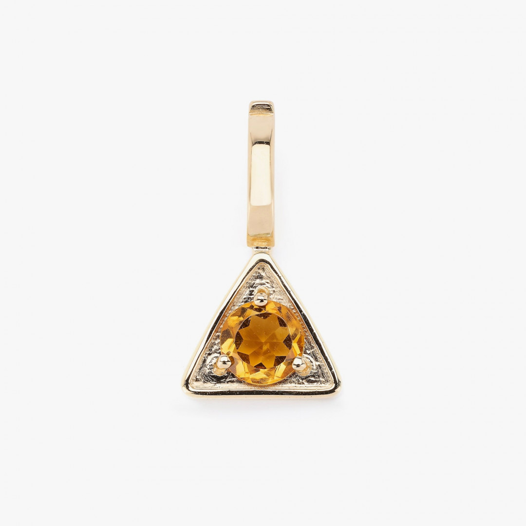 Agni Citrine Pendant by Tripat Jewellery on curated-crowd.com
