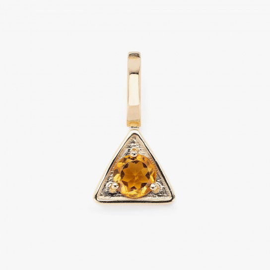 Agni Citrine Pendant by Tripat Jewellery on curated-crowd.com
