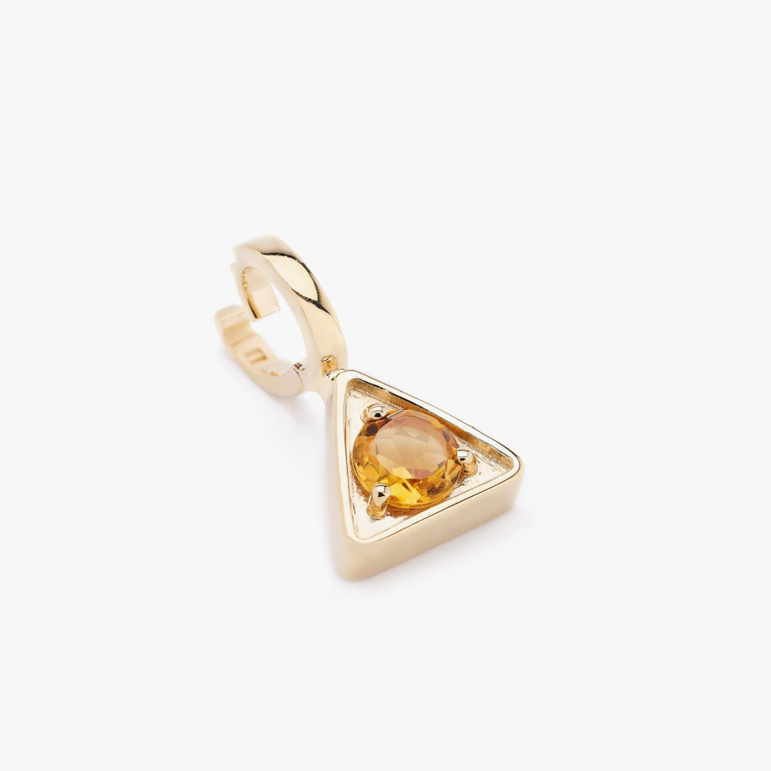 Agni Citrine Pendant by Tripat Jewellery on curated-crowd.com