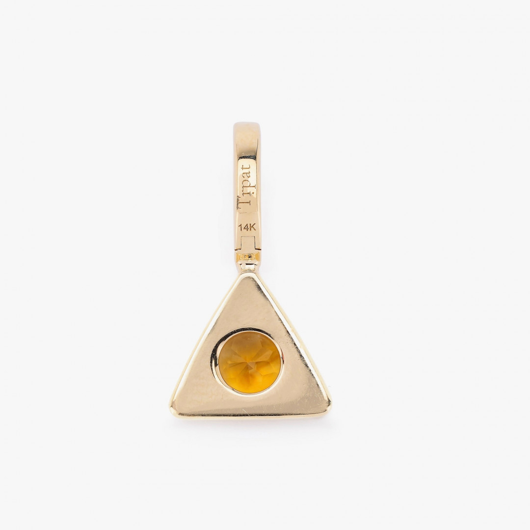 Agni Citrine Pendant by Tripat Jewellery on curated-crowd.com