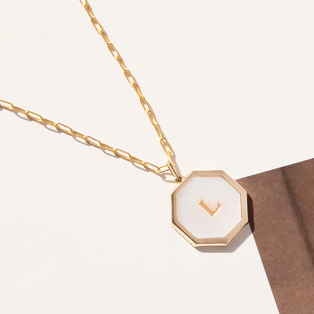 Kore Mother of Pearl Pendant by Kimjoux on curated-crowd.com