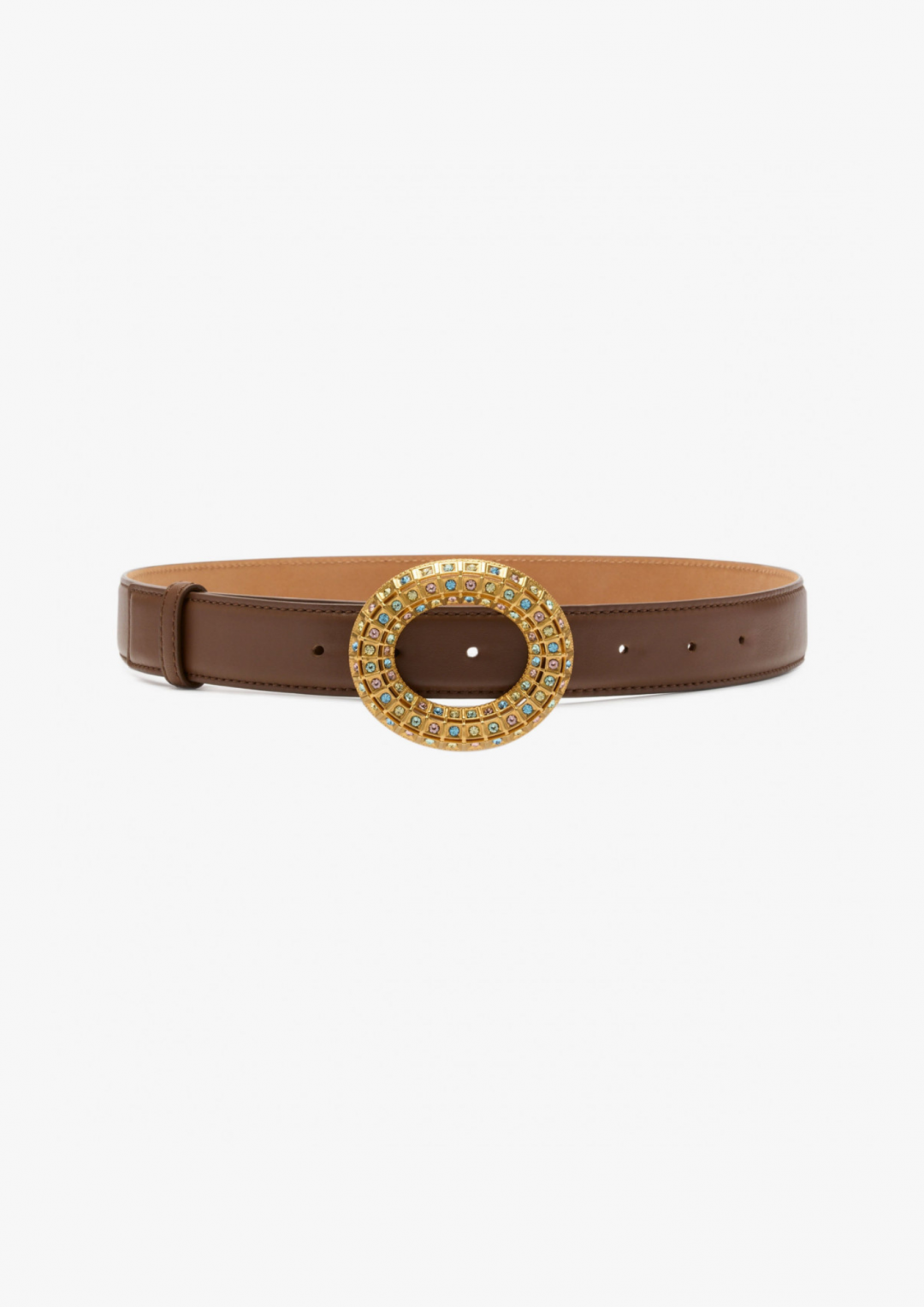 Lobster Vibe Belt Chocolate Brown by Sonia Petroff on curated-crowd.com