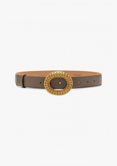 Lobster Vibe Belt Dusty Brown by Sonia Petroff on curated-crowd.com