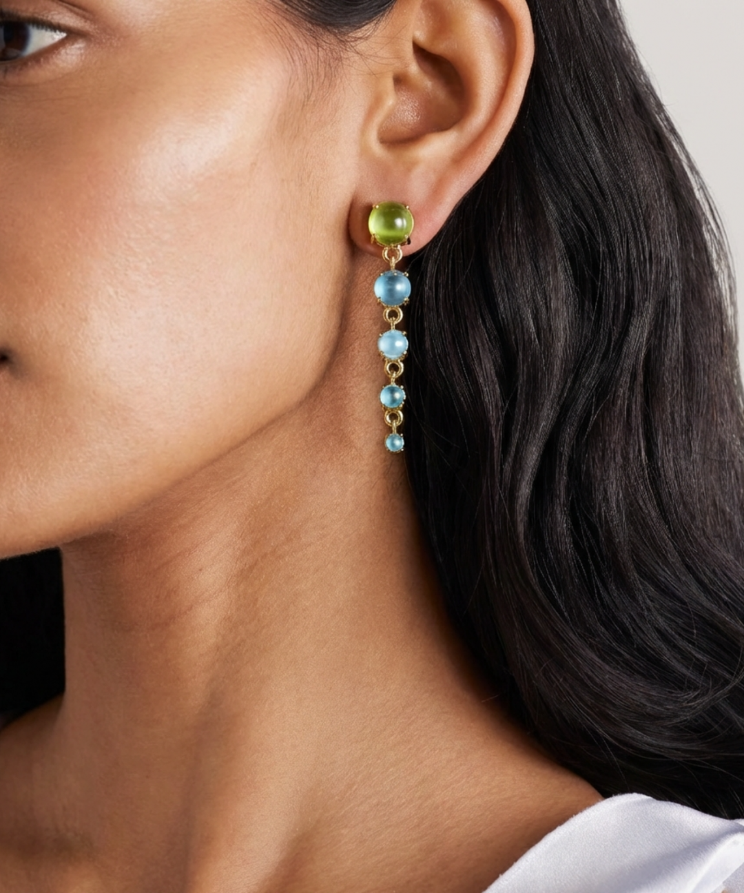 Rainbow Drop Earrings by MAVIADA on curated-crowd.com