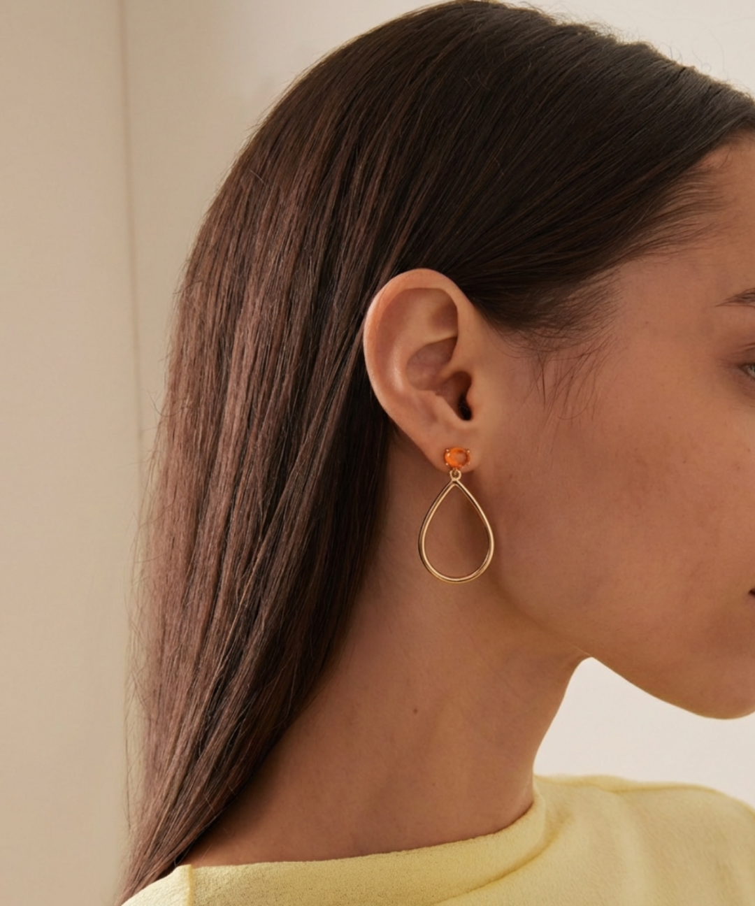 Antibes Drop Single Stone Earrings by MAVIADA on curated-crowd.com