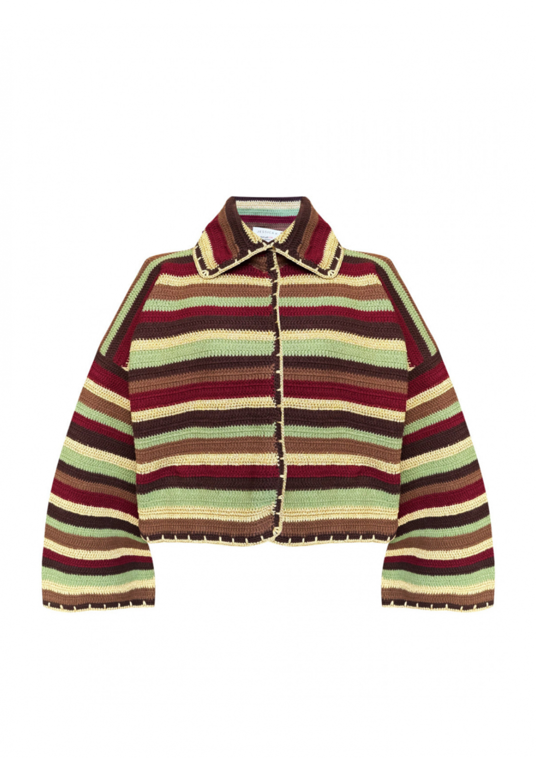 Daria Jacket Brown Burgundy by Jessica K on curated-crowd.com