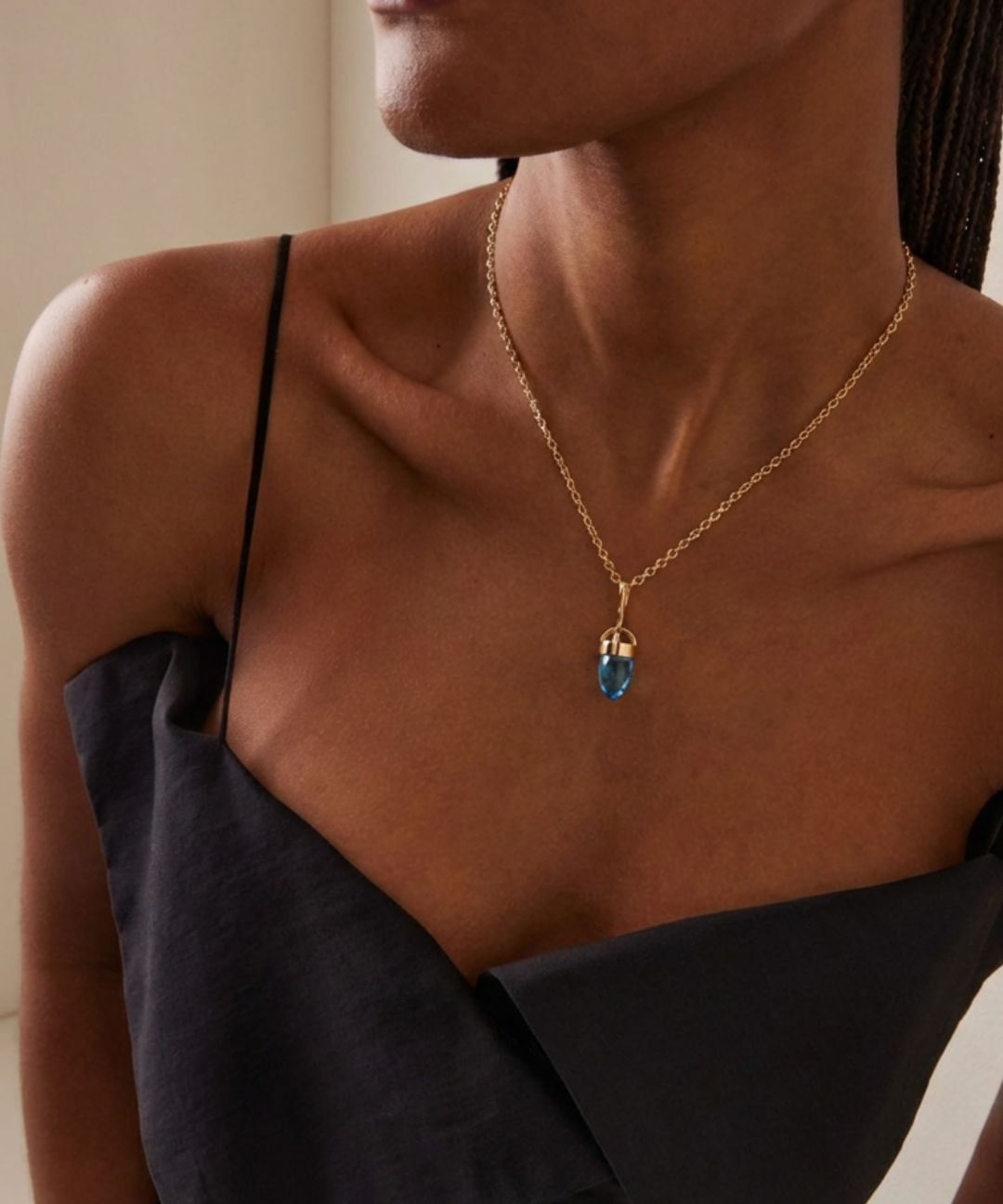 Mallorca Dome Aqua Blue Pendant by MAVIADA on curated-crowd.com