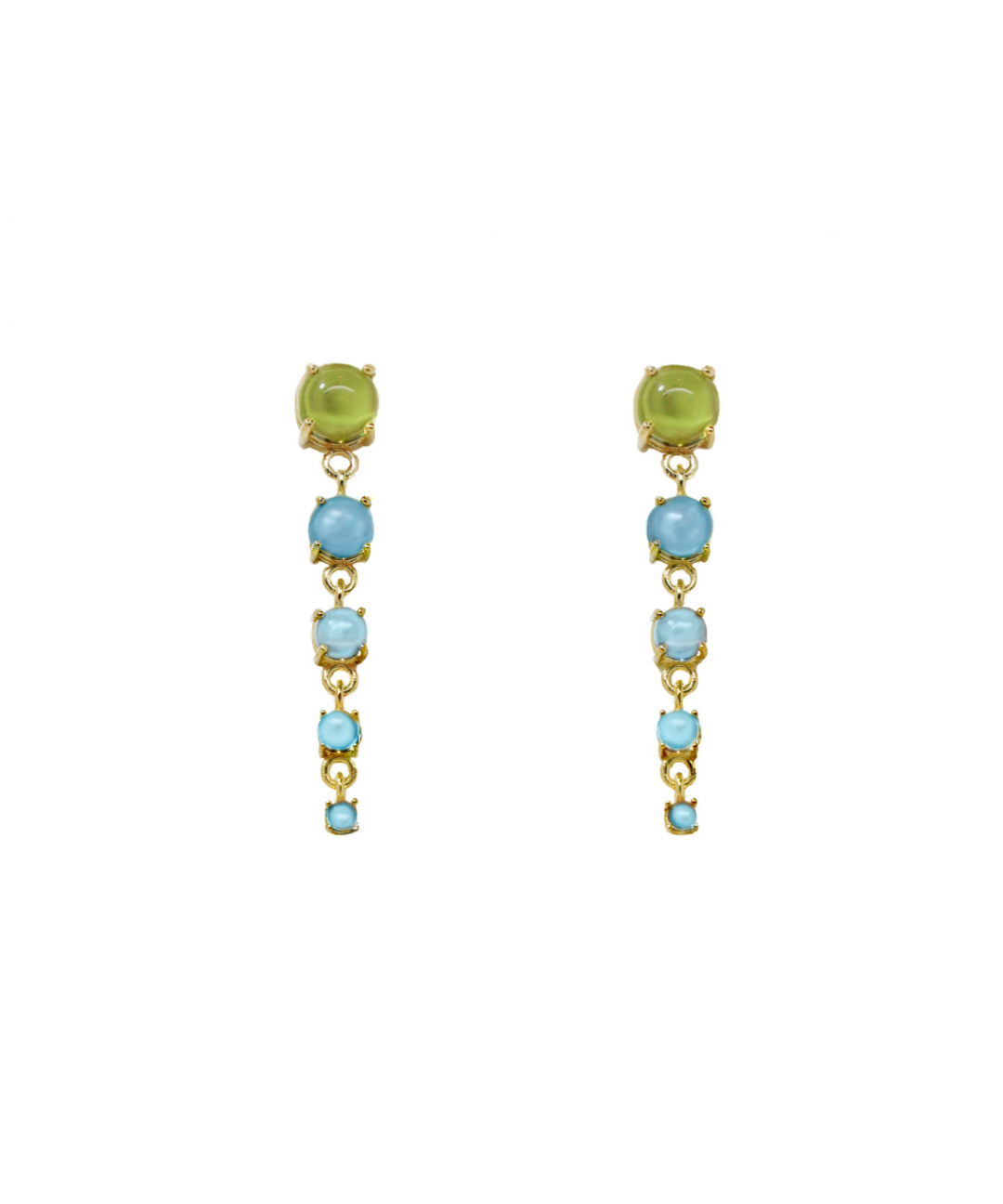 Rainbow Drop Earrings by MAVIADA on curated-crowd.com