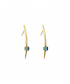 Tusk London Blue Earrings by MAVIADA on curated-crowd.com