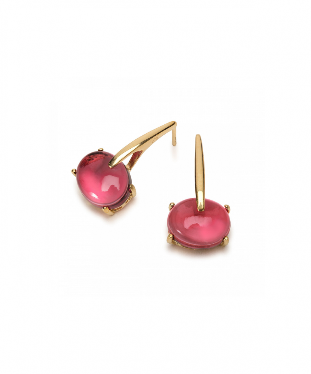 Sardinia Long Pink Tourmaline Earrings by MAVIADA on curated-crowd.com
